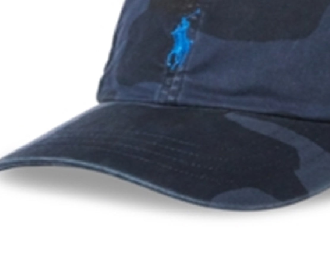 Polo Ralph Lauren Men's Camouflage Baseball Cap Blue Size Regular
