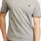 Polo Ralph Lauren Men's V Neck Tee Gray Size Medium