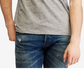 Polo Ralph Lauren Men's V Neck Tee Gray Size Medium