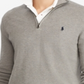 Polo Ralph Lauren Men's Cotton Half Zip Classic Fit Sweater Gray Size Small