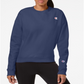 Champion Women's Essential Fleece Sweatshirt Blue Size Medium