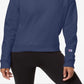 Champion Women's Essential Fleece Sweatshirt Blue Size Medium