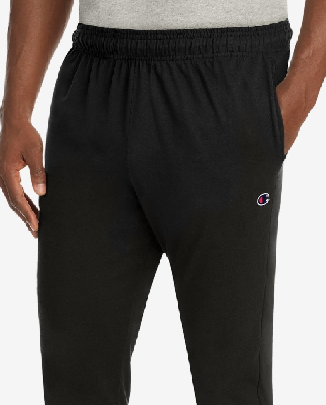 Champion Men's Jersey Joggers Black Size Medium
