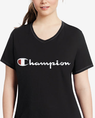 Champion Women's Logo T-Shirt Black