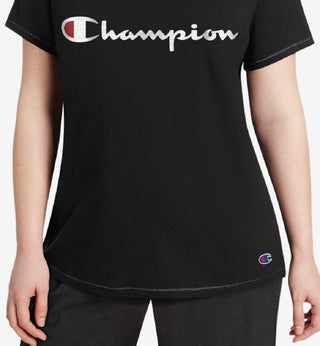 Champion Women's Logo T-Shirt Black