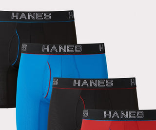 Hanes Men's Ultimate 4Pk Comfortflex Boxer Briefs Assorted Size X-Large