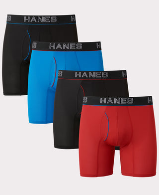 Hanes Men's Ultimate 4Pk Comfortflex Boxer Briefs Assorted Size X-Large