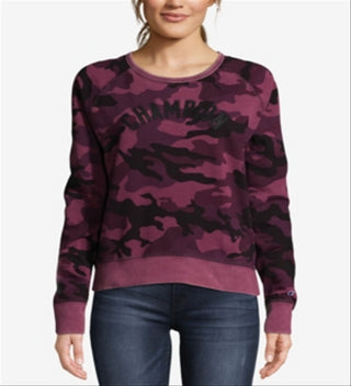 Champion Women's Fitness Activewear Sweatshirt Purple Size Medium