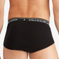 Polo Ralph Lauren Men's 4 Pack Low Rise Cotton Briefs Black Size Small