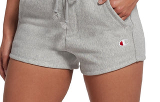 Champion Women's Reverse Weave Shorts Gray Size X-Large