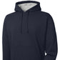 Champion Men's Powerblend Fleece Hoodie Blue Size Small
