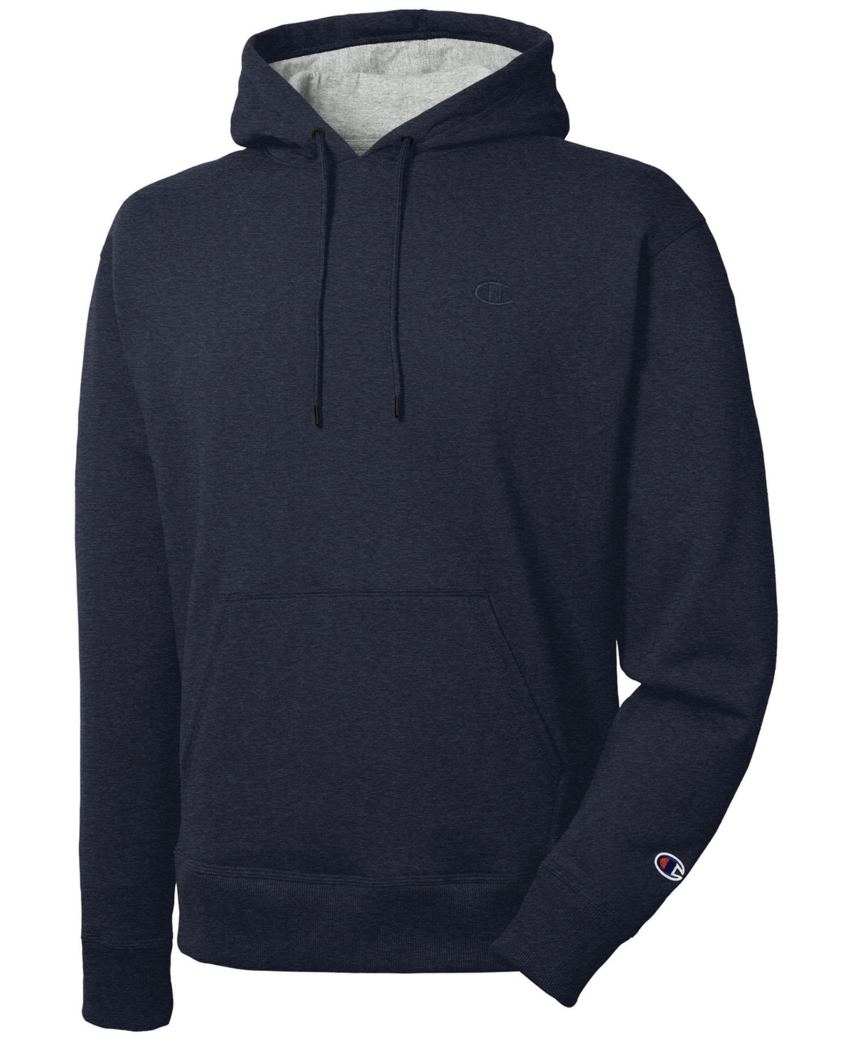 Champion Men's Powerblend Fleece Hoodie Blue Size Small