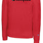 Champion Men's Script Logo Long Sleeve T-Shirt Red Size Medium