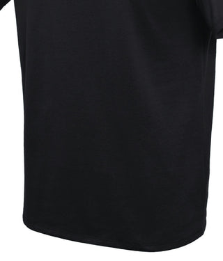 Champion Men's Script Logo T-Shirt Black Size Large