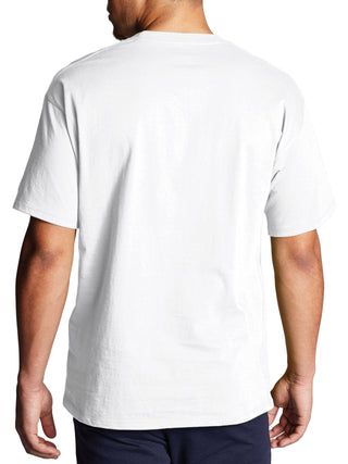 Champion Men's Script Logo T-Shirt White Size Large