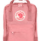 Fjällräven Women's Mini Kånken Water Resistant Backpack Pink Size Regular
