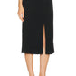 Enza Costa - SOFT TOUCH SLIT SKIRT