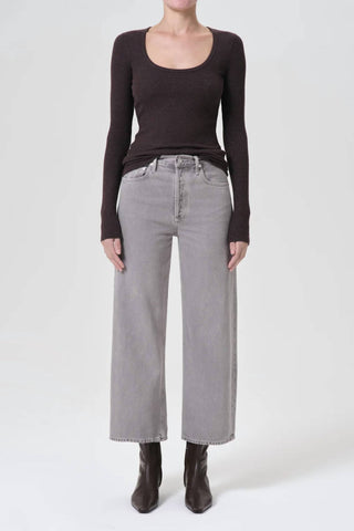 Agolde - Ren High-rise Wide-leg Jean