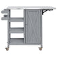Foldable Outdoor Kitchen Island Patio Kitchen Cart