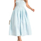 Elan - Striped Spaghetti Strap Maxi Dress