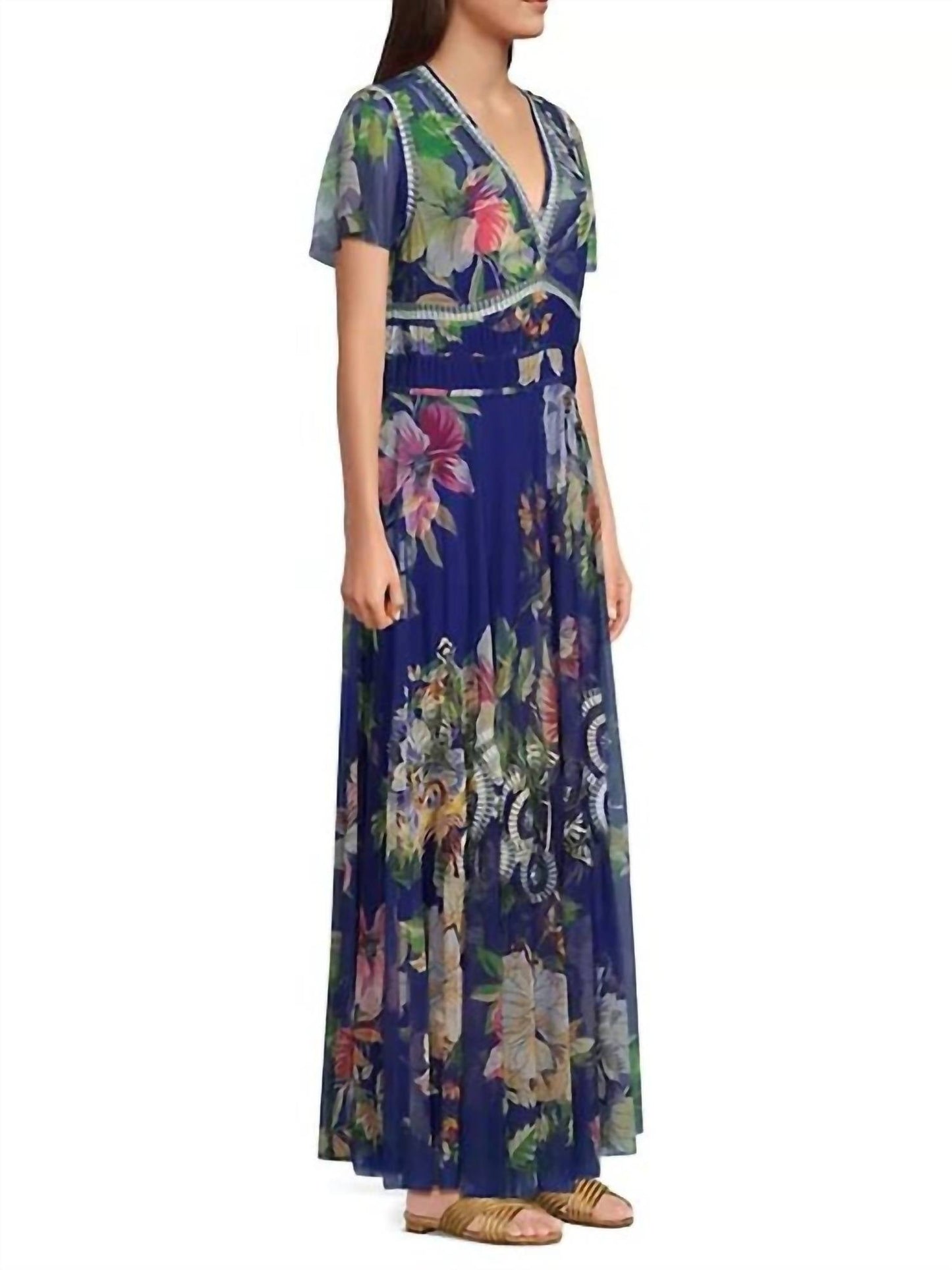 Johnny Was - MAZZY RUCHED DRESS (SLIP)