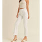 Just Black Denim - High Rise Tonal Crop Flare Short Jeans