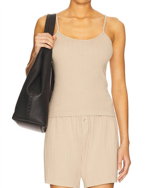 Donni. - The Pointelle Cami Tank Top
