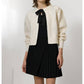 French Connection - Kitty Bobble Bow Cardigan