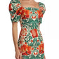 Cara Cara - Kelly Floral Puff-Sleeve Minidress