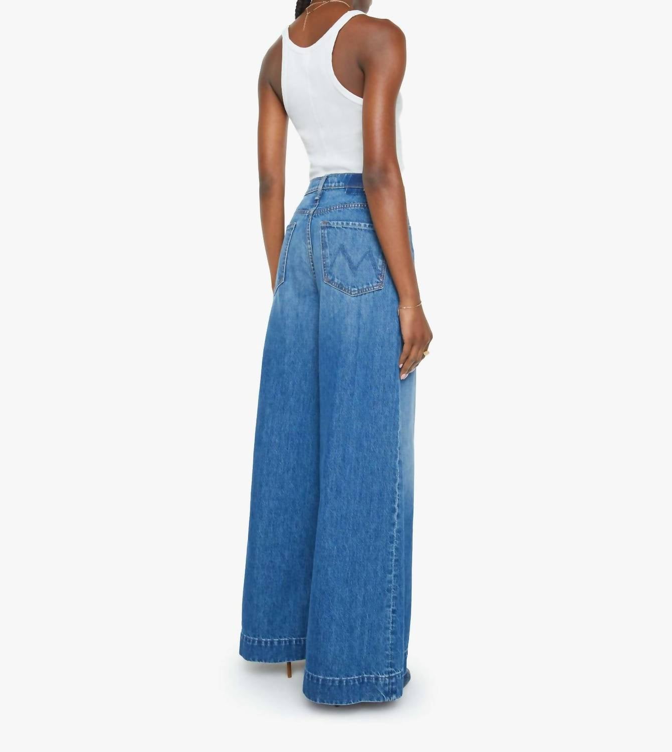 Mother - Headliner Sneak Wide Leg Jeans