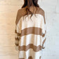 Adeline - The Hampton Stripe Cardigan