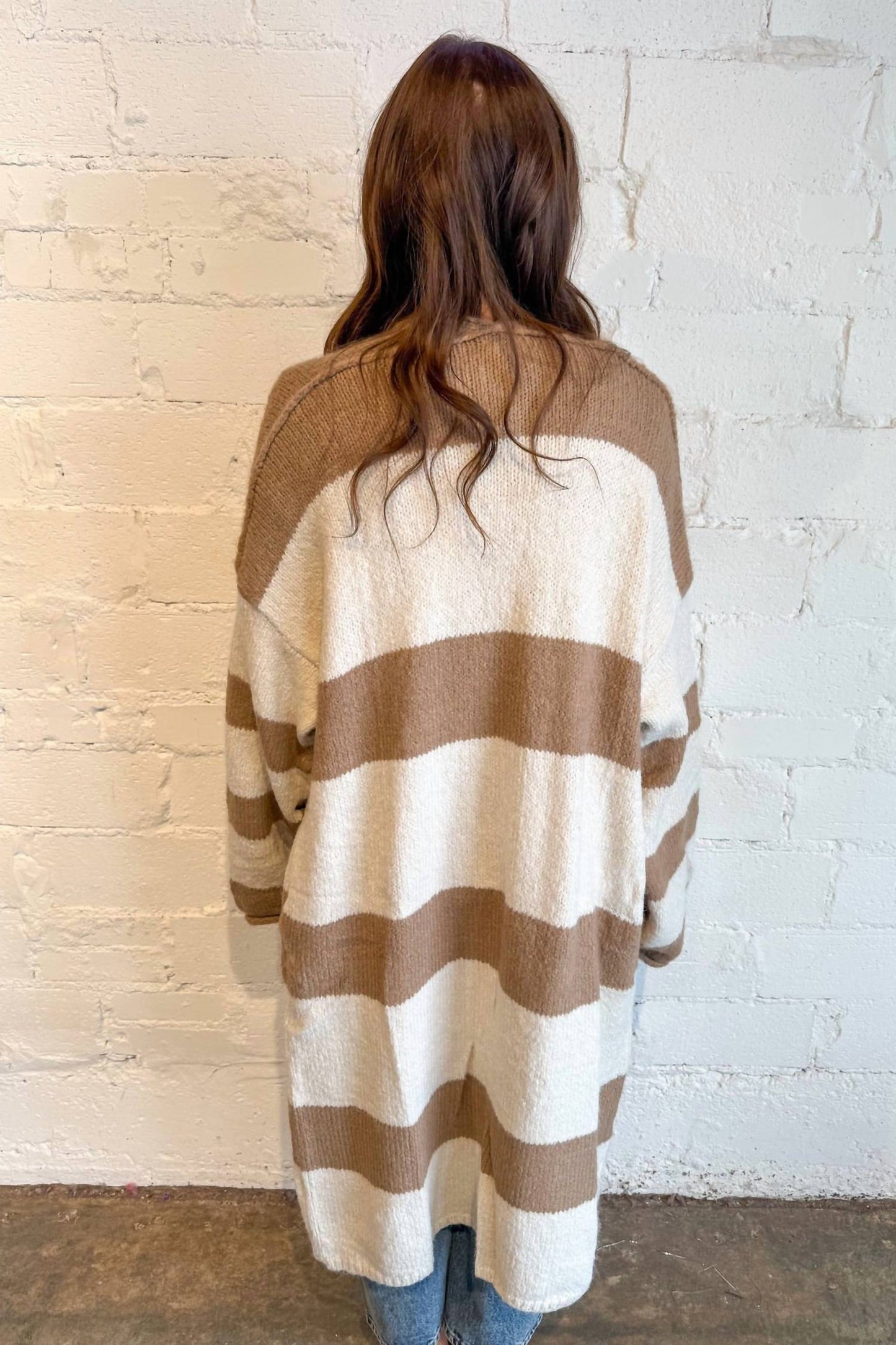 Adeline - The Hampton Stripe Cardigan