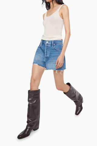 Mother - The Main Course Fray Denim Shorts