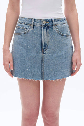 Bayeas - Dolly Rhinestone Denim Skirt