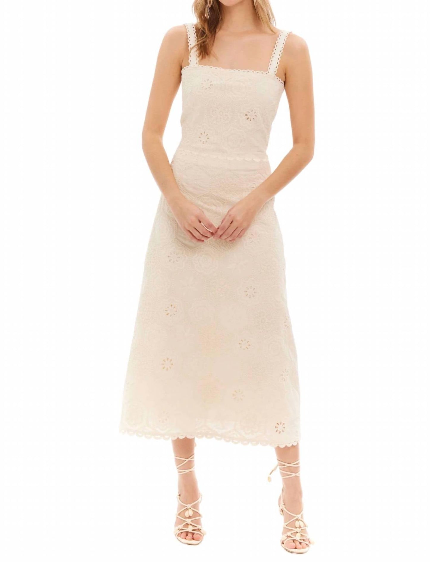 Allison New York - Star Crochet Tank Top