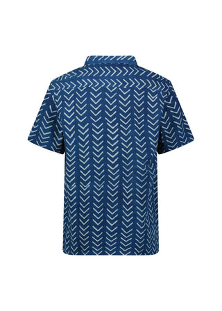 Lucky Brand - Printed Short Sleeve Camp Collar Shirt