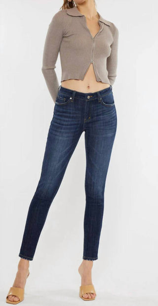 Kancan - Mid Rise Super Skinny Jean