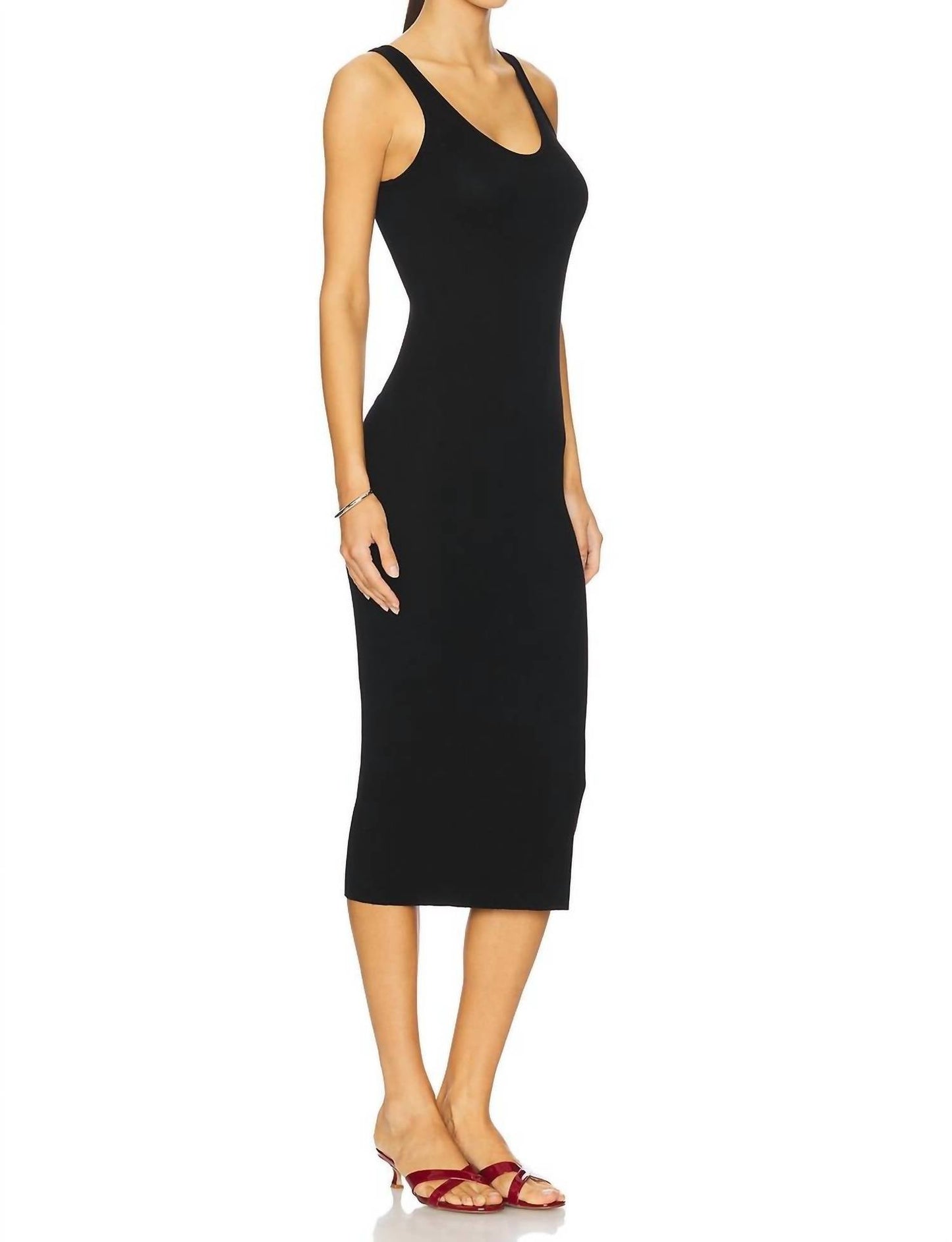 Enza Costa - Silk Knit Tank Midi Dress