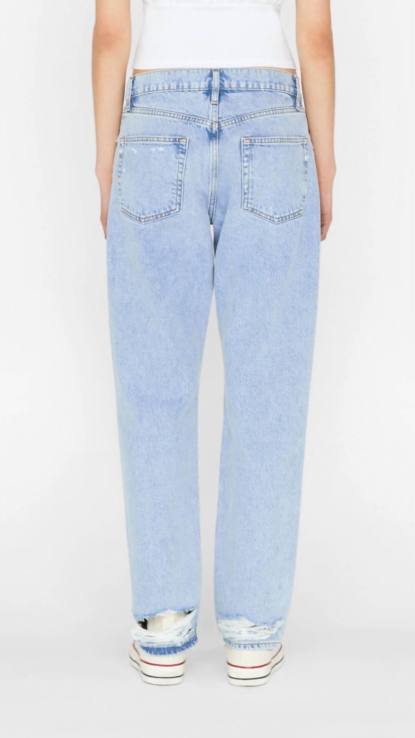 Frame - Denim Le Slouch Low Rise Straight Jeans