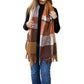 Julia Rose - Colorful Plaid Knit Scarf Collection