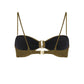 Nelblu - Ondas Crinkle Bandeau Bikini Top