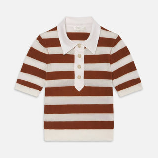 Frame - Women's The Bold Stripe Polo Shirt