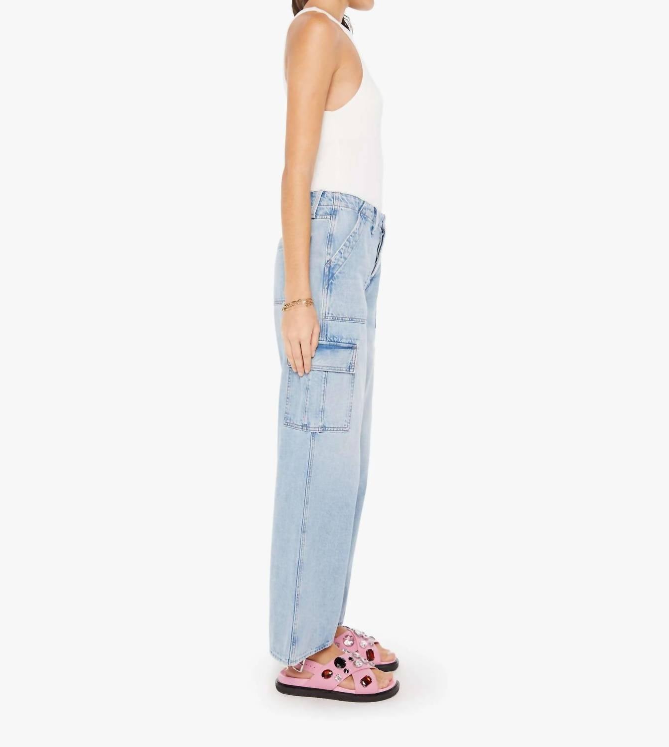 Mother - Spinner Cargo Nerdy High-rise Jeans
