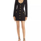 A.L.C. - Ivy Button Front Long Sleeve Mini Dress