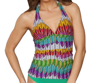 Profile By Gottex - Mexicana Halter Tankini Top
