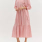 Entro - Fallon Striped Midi Dress