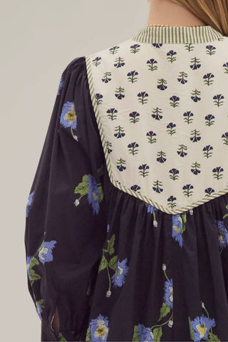 Entro - Mixed Floral Print Dress