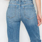 Artemis Vintage - Western Detailed High Rise Straight Jeans