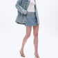 Bayeas - Dolly Rhinestone Denim Skirt