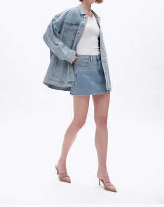 Bayeas - Dolly Rhinestone Denim Skirt